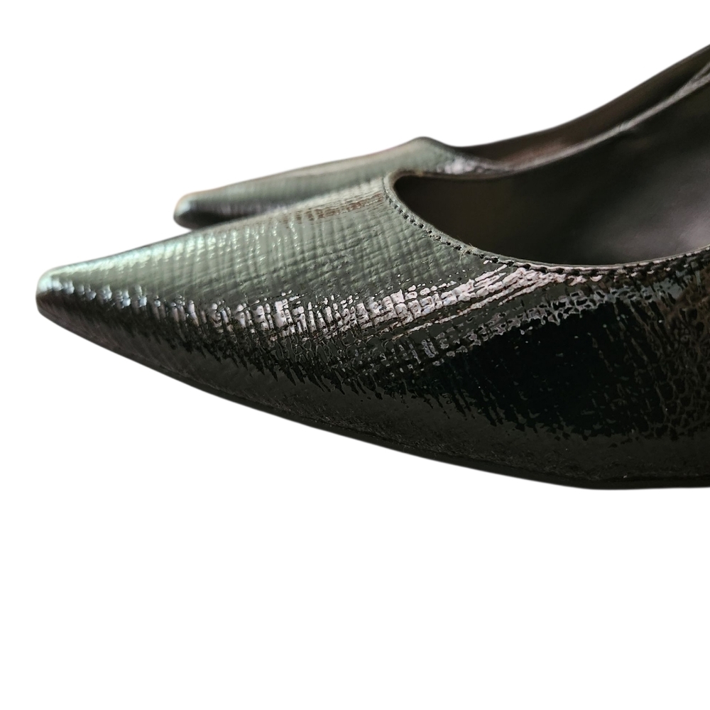 Alfani Heels Women's Step 'N Flex Babbsy Pointed Toe Slingback Pumps Black 7.5 - Picture 9 of 11